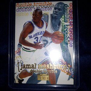 Jamal mashburn double trouble skybox basketball card